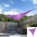 Toldos Vela de Sombra Kookaburra® Violeta Triangular 5.0m (Impermeable)