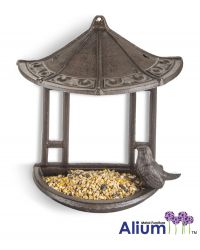 Alimentador  para Pájaros de Hierro Fundido de Pared (24cm x24cm)
