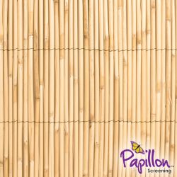 Pannello di recinzione in canne spesse di bambù naturale 4m x 2m - della Papillon™
