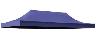 Techo de Reemplazo para Carpa Plegable - 3m x 6m - Azul