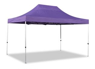 Carpa Plegable Estándar Plus de Acero - Púrpura - 3m x 4.5m