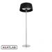 2.1kW IP44 Black Lampshade Heater with Stainless Steel Stand and Base by Heatlab®