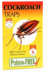 Trampas adhesivas para cucarachas