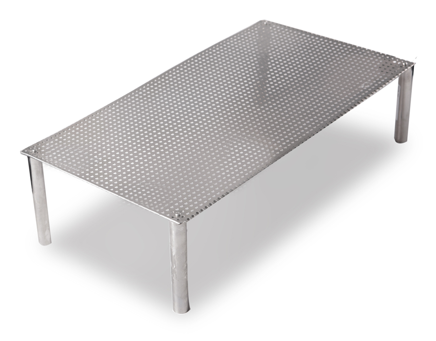 Rejilla rectangular  de acero inoxidable para estanque 70 x 40 x20 cm