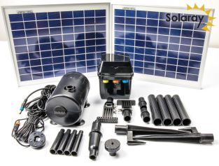 Kit de Bomba de Agua Solar con Luces LED por Solaray™