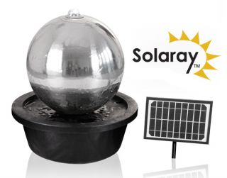 Esfera Solar  de Acero Inoxidable con Luces LED - 50 cm de  Solaray™