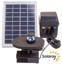 Kit de Bomba de Agua Solar 300LPH con LEDS y batería de soporte