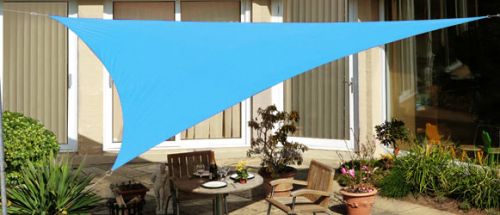 Toldos Vela de Sombra Kookaburra® Azul Celeste Triangular 3.6m (Impermeable)