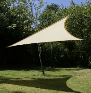 Toldos Vela de Sombra Kookaburra® Marfil Triangular 3.6m (Transpirable)