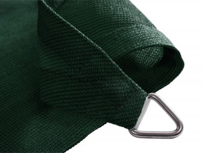Toldos Vela de Sombra Económico Kookaburra® Verde Triangular 5.0m (Transpirable 185g)