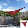 Toldos Vela de Sombra Kookaburra® Carmín Triangular 3.0m (Impermeable)