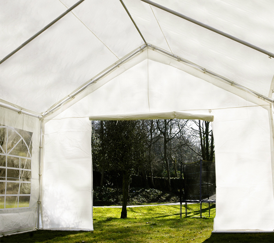 Carpa Impermeable Con Toldo Lateral, Pared Lateral Para Marq