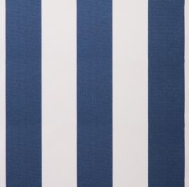 Lona de Repuesto Rayas Azules y Blancas en Poliéster con Faldón para Toldo de 5m x 3m
