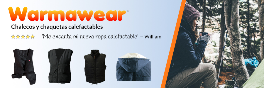 Chaleco Calefactable para Hombre a Batería - Warmawear™ 29,99 €