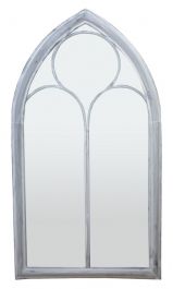 Espejo de Vidrio con Arco Gótico para Jardín 112 x 61cm