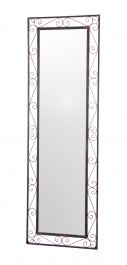 Espejo rectangular elegante de metal. 200x65cm