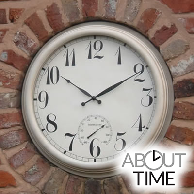 Reloj de Exterior Blanco - 59 cm de About Time™