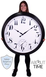 Reloj de Exterior Negro - 90cm de About Time™