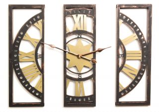 Reloj de Metal de Tres Piezas para Jardín 40 cm - de About Time™
