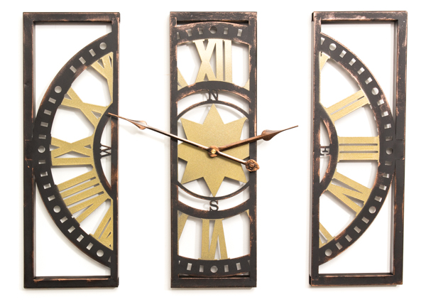 Reloj de Metal de Tres Piezas para Jardín 40 cm - de About Time™