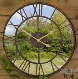 Reloj de jardín con espejo  40 cm  - de About Time™