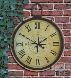 Reloj de Jardín con Brújula Náutica - 50 cm - de  About Time™