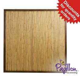 Panel de Bambú con Marco 1.82m x 1.8m - De Papillon™