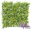 Panel para Jardín Vertical Artificial -  Boj Claro - 50 cm x 50cm - Paquete de 8 Piezas - 2m²  por Papillon™