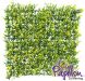 Panel para Jardín Vertical Artificial -  Boj Claro - 50 cm x 50cm - Paquete de 16 Piezas - 4m²  por Papillon™