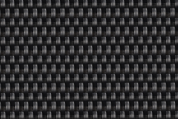 Pannello di recinzione artificiale in rattan Ondulato color nero 2m x 1m - della Papillon™