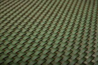 Panel de Ratán Trenzado Artificial Color Verde - 1m x 1m de Papillon™