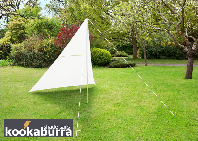 Kit Toldo Vela Triangular Marfil - 3mx3mx2.5m