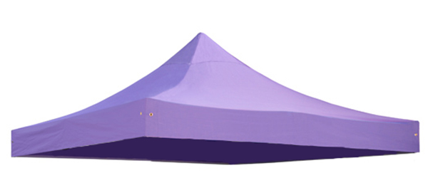 Techo de Reemplazo para Carpa Plegable 3m x 3m - 500D Púrpura