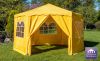 3.92m Budget Party Tent Yellow Gazebo with Side Walls
