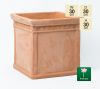 H30cm Small Light Terracotta Small Cube Pot