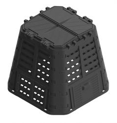 Compostadora de Plástico  420L - Módulo Negro