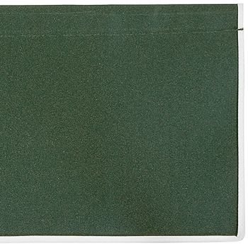 2.5m Plain Green Valance - Straight