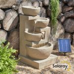 Cascada Solar Kendal - 3 niveles con Luces - 72 cm  de Solaray™
