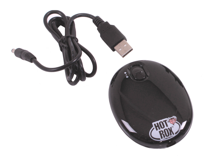 Calentador portátil electrónico de Hot Rox con cable USB