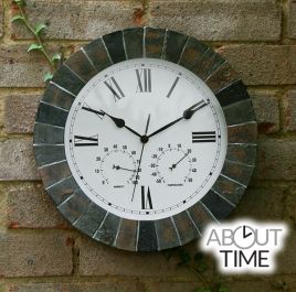 Reloj de Jardín Efecto Pizarra - 35.5cm - About Time™