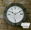 Reloj de Jardn Efecto Pizarra - 35.5cm - About Time