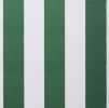 Lona de Repuesto Rayas Verdes y Blancas en Poliéster con Faldón para Toldo de 5m x 3m
