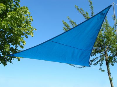 Toldos Vela de Sombra Kookaburra® Azul Celeste Triangular 3.6m (Impermeable)