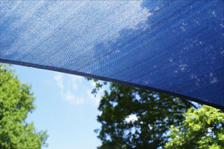Toldos Vela de Sombra Kookaburra® Azul Cuadrado 3.6m (Transpirable)