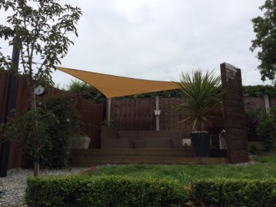 Toldos Vela de Sombra Kookaburra® Arena Triangular 4.2mx4.2mx6.0m (Impermeable)