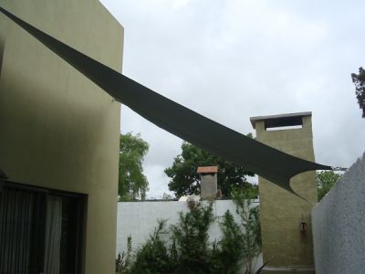 Toldos Vela de Sombra Kookaburra® Carbón Cuadrado 3.6m (Impermeable)
