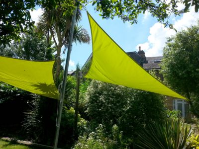 Toldos Vela de Sombra Kookaburra® Verde Lima Triangular 3.6m (Impermeable)