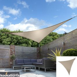 Toldos Vela de Sombra Kookaburra® Nuez Triangular 2.0m (Impermeable)