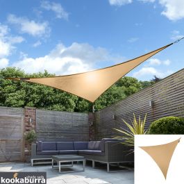 Toldos Vela de Sombra Kookaburra® Melocotón Triangular 3.6m (Impermeable)