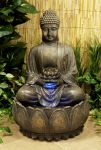 Fuente de Jardín Buda en Meditación
